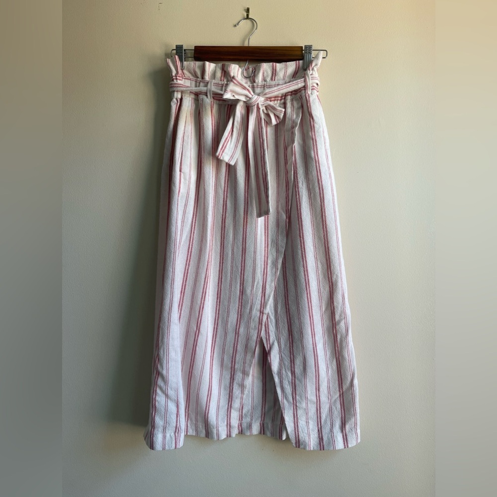ZARA trf collection cotton linen blend skirt, size Small